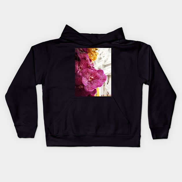 Thai Orchid Kids Hoodie by Ludwig Wagner